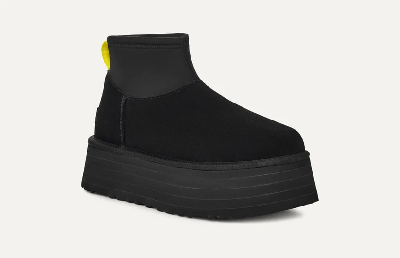 Ghete Dama, UGG, Classic Mini Dipper 1168170-BLK
